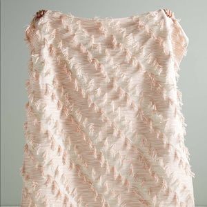 NWT Anthropologie Textured Jorja Throw Blanket